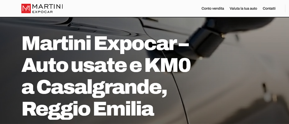Auto reggio emilia martini expo car